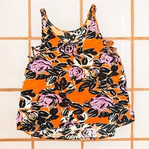 Vans Womens Brianna Viscose Fashion Tank Top Size Medium Floral